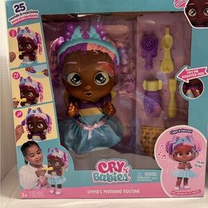 Emma Doll with Purple and Blue Outfit